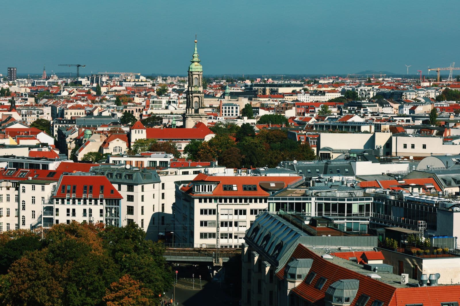 Berlin-Panorama bei Tag
